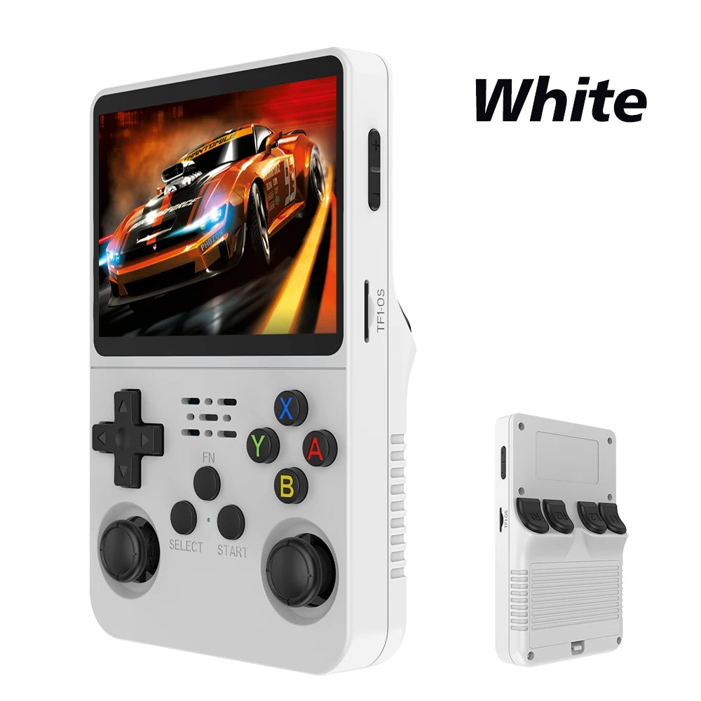 R36S 128G Retro Handheld Game Console Linux System 3.5Inch IPS Screen Portable Pocket Video Player 2 Joystick 64G 256G Kid Gift