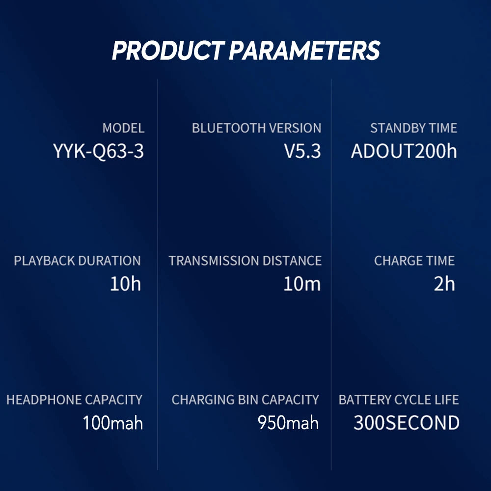 Bluetooth 5.3 Wireless Earbuds