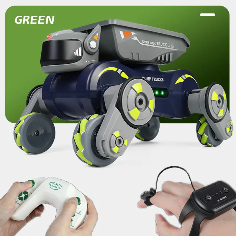 Rc Stunt Car 8-Wheel Mechanical Robot Dog