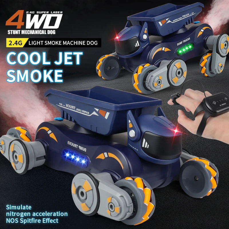 Rc Stunt Car 8-Wheel Mechanical Robot Dog
