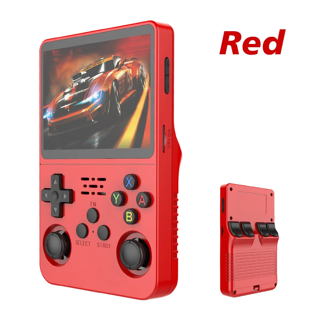 R36S 128G Retro Handheld Game Console Linux System 3.5Inch IPS Screen Portable Pocket Video Player 2 Joystick 64G 256G Kid Gift