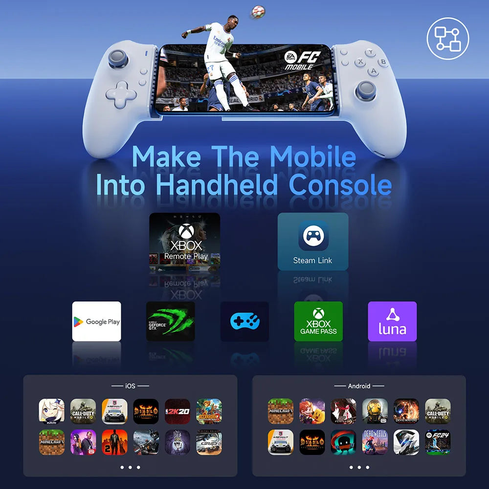 Mobile Phone Gamepad Controller for Android Phone iPhone