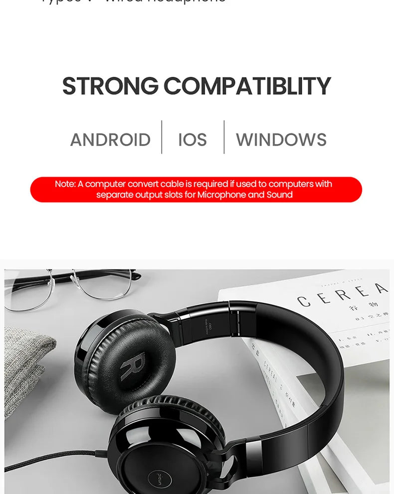 Wired Over Ear Headphones