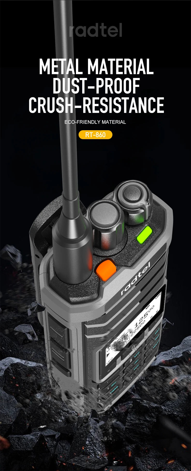 mult band ham radio daual band 1024channel