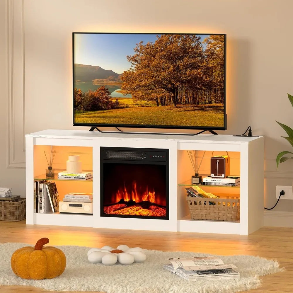 Electric Fireplace TV Stand
