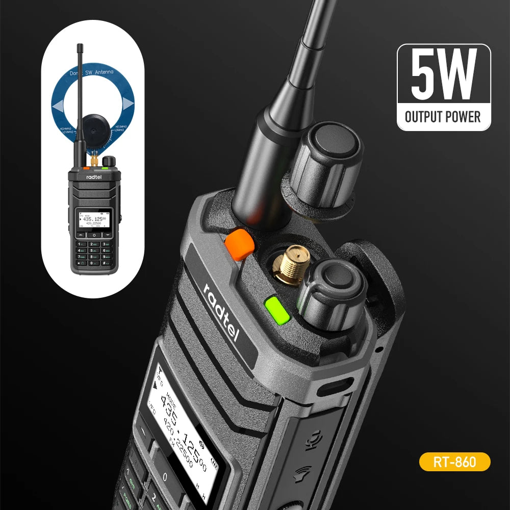 mult band ham radio daual band 1024channel