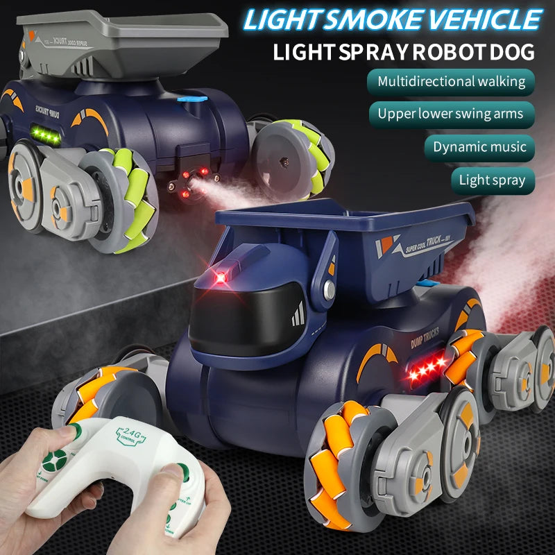 Rc Stunt Car 8-Wheel Mechanical Robot Dog