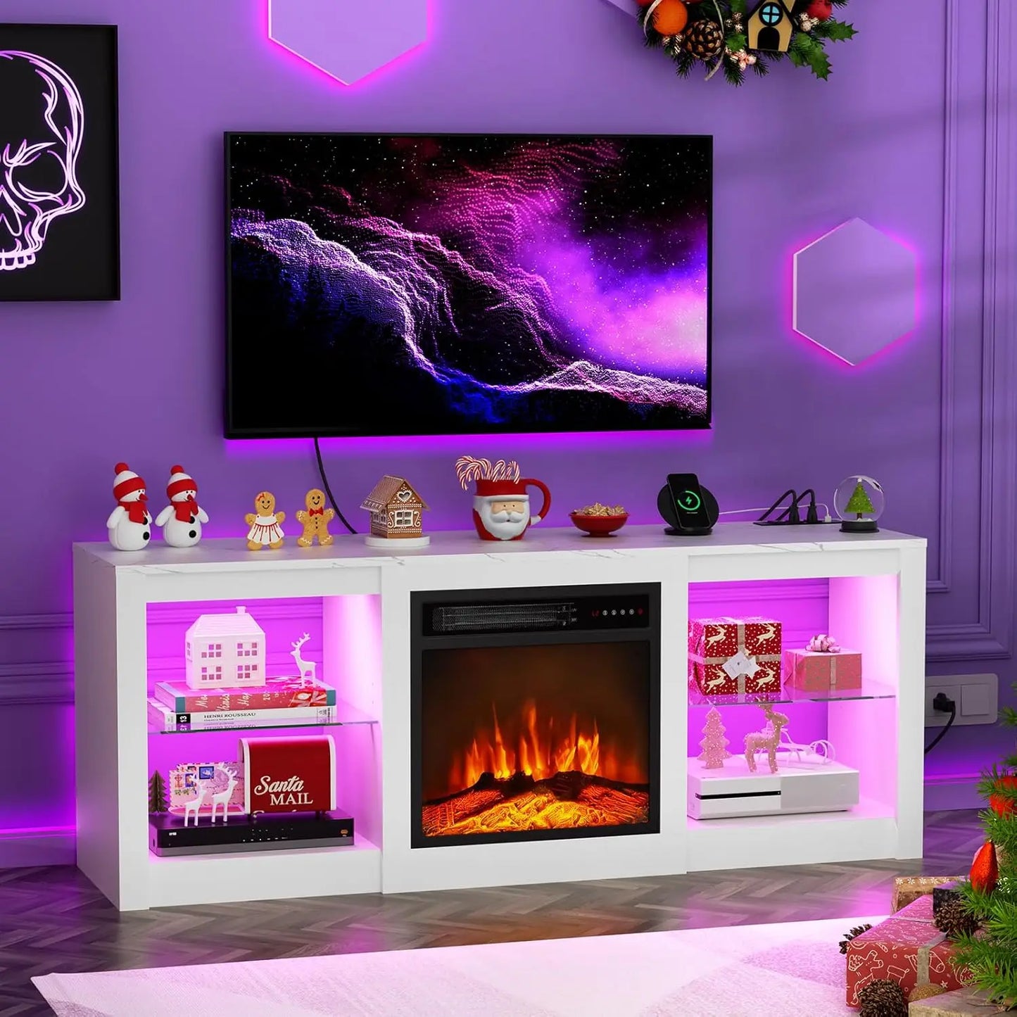Electric Fireplace TV Stand