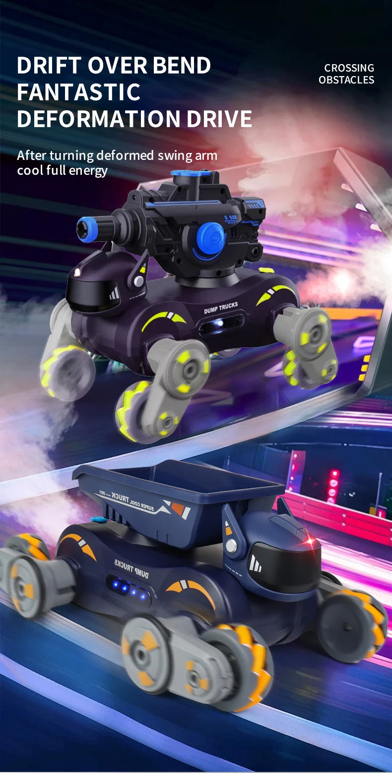 Rc Stunt Car 8-Wheel Mechanical Robot Dog