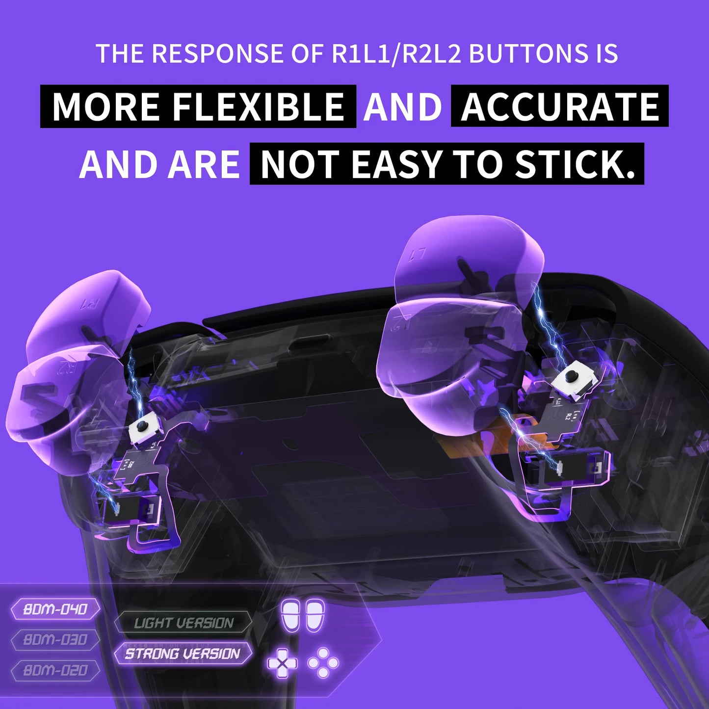 eXtremeRate Whole Clicky Kit for ps5 Controller