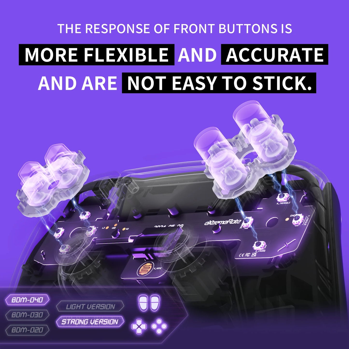 eXtremeRate Whole Clicky Kit for ps5 Controller