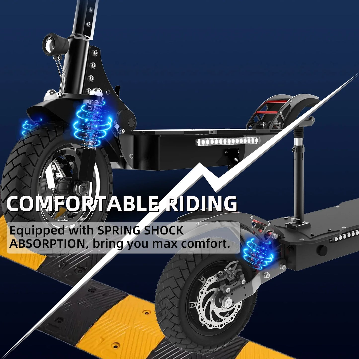 Electric Scooter Adults 52V 1600W 2500W Rear Motor 3 Speed Gear