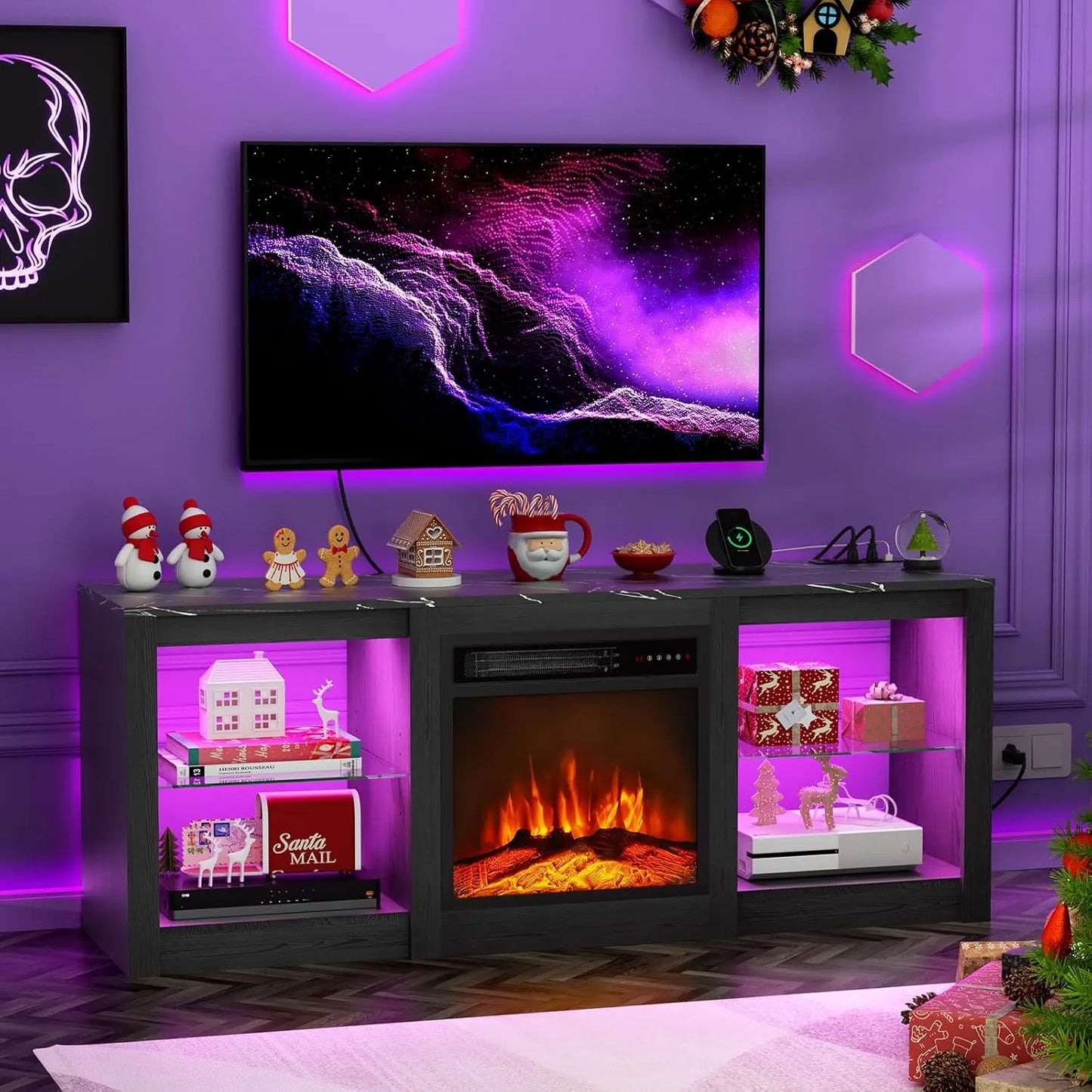 Electric Fireplace TV Stand