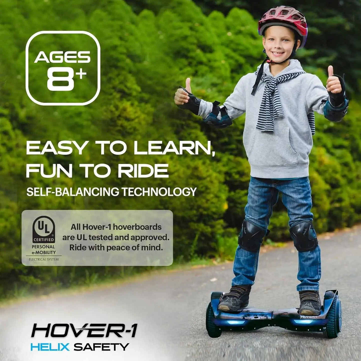 Hover-1 Helix Hoverboard - GRAY
