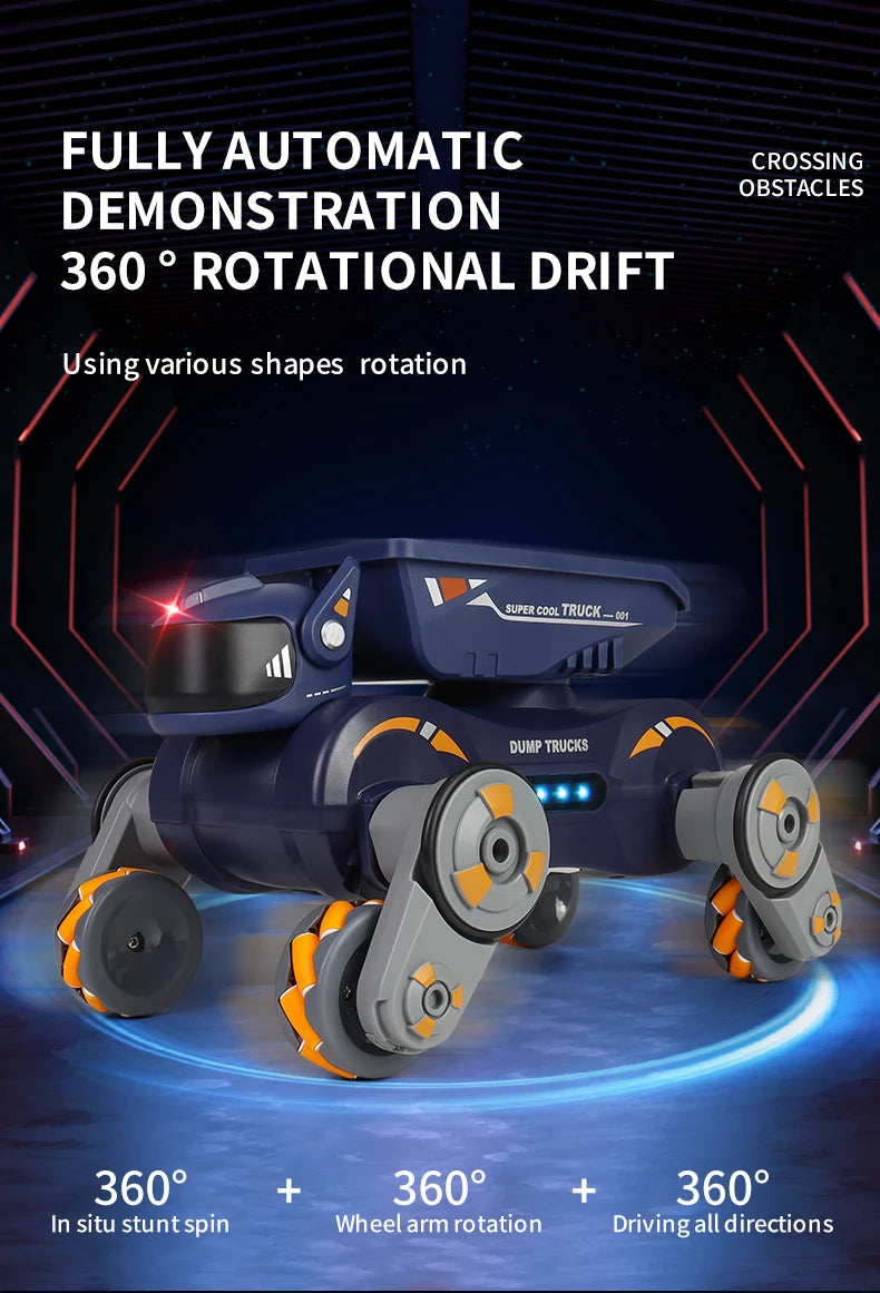 Rc Stunt Car 8-Wheel Mechanical Robot Dog