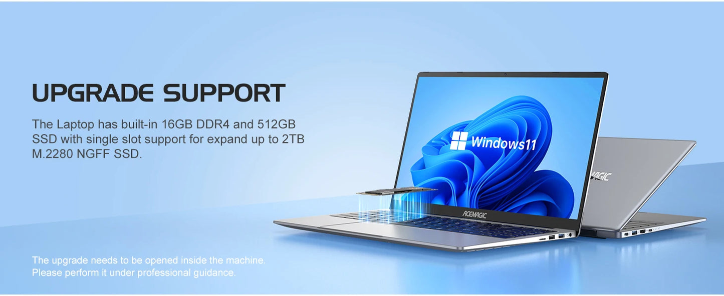Ultra Slim Laptop 16GB RAM