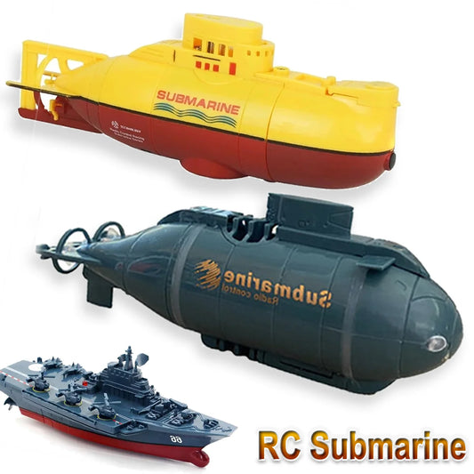 Mini RC Submarine shark Speed Remote Control Boat Waterproof Diving military Simulation