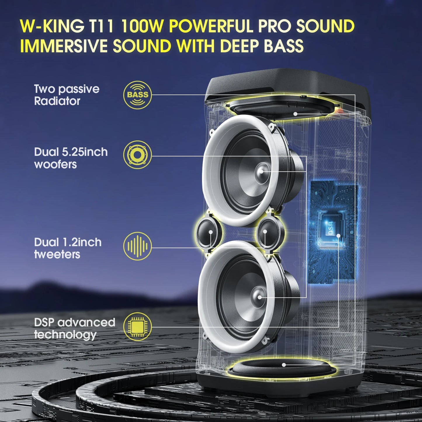Portable Party Boombox
