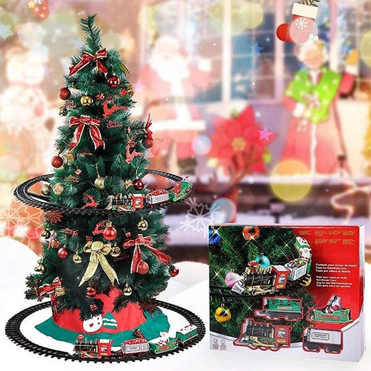 Battery Operate Railway Train  Christmas Train Tree Decoration