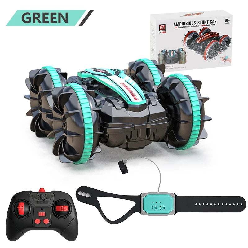Amphibious Remote Control Car RC Stunt Car Vehicle