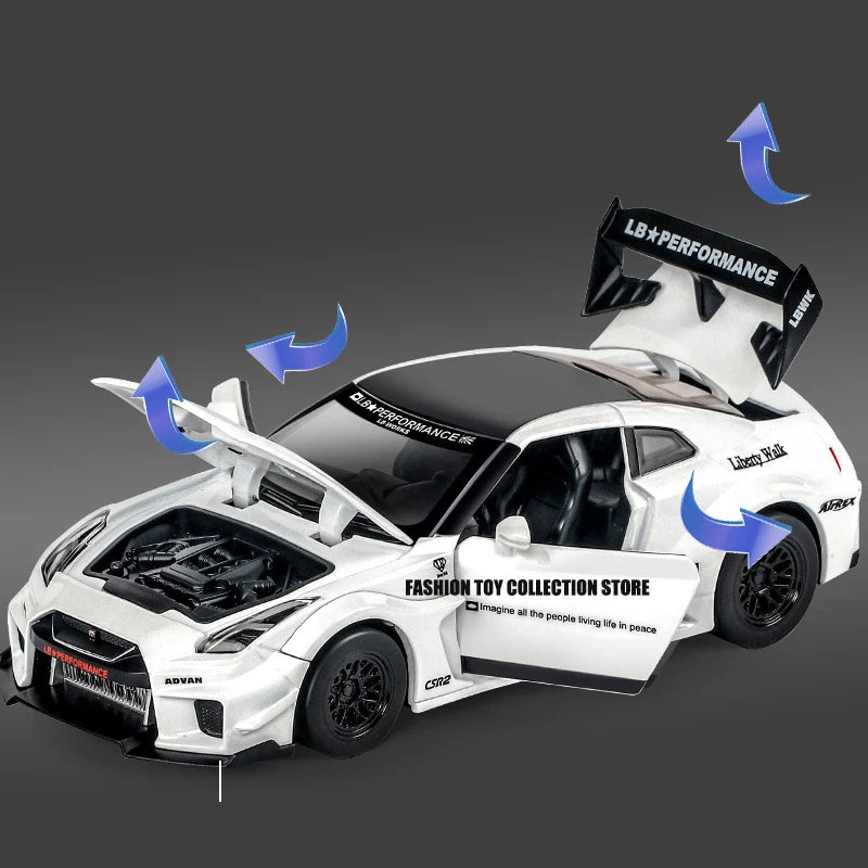 Fast and Furious Alloy Car Model Diecasts Toy With Sound and Light