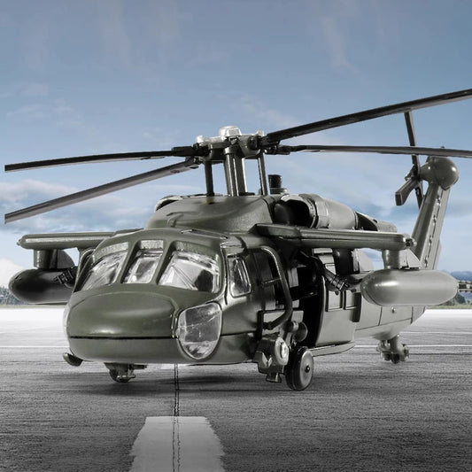 Black Hawk Helicopter Alloy Model Realistic Sound & Light