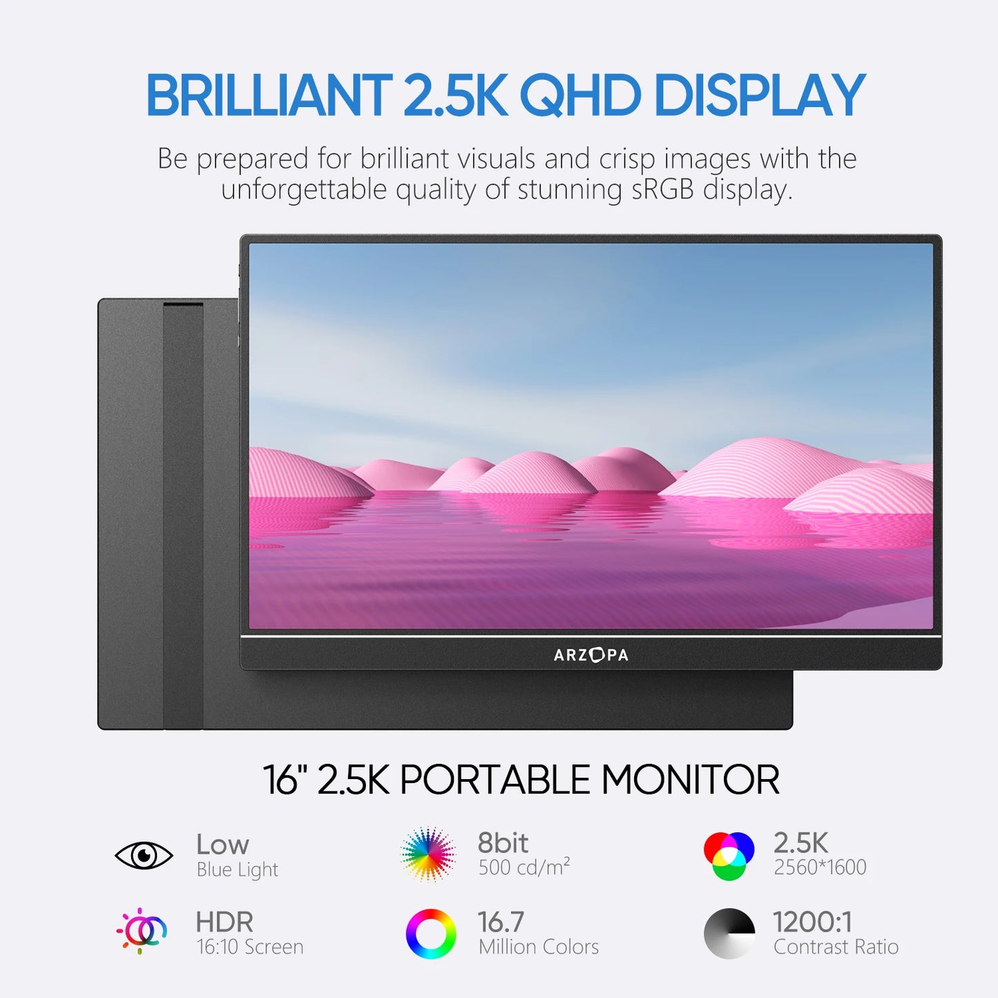 Portable Monitor  MAC/Laptop/PC/Xbox/PS4/5/Switch,