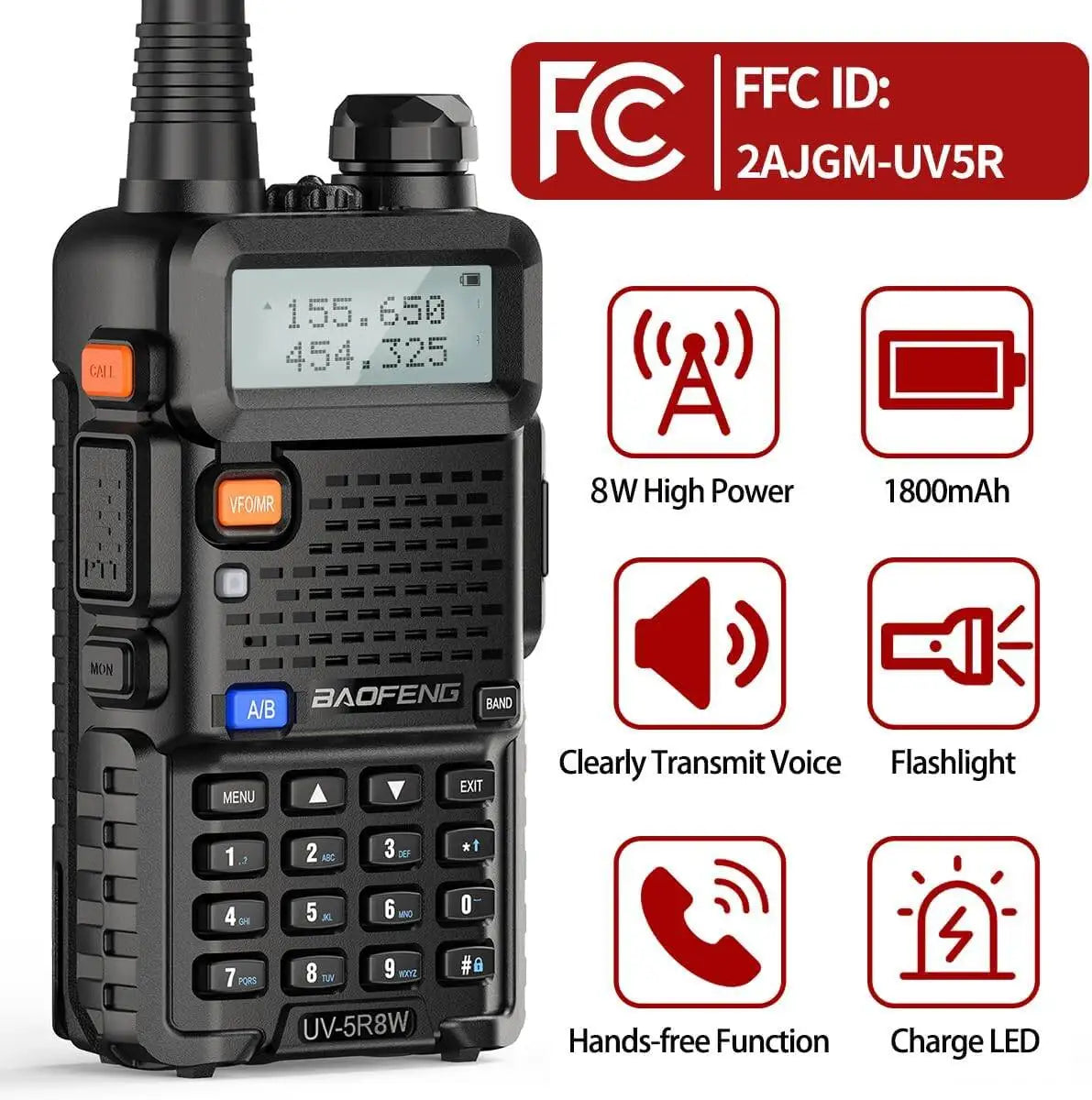 Walkie Talkie Ham Radio  VHF UHF  FM two    Two way Radio