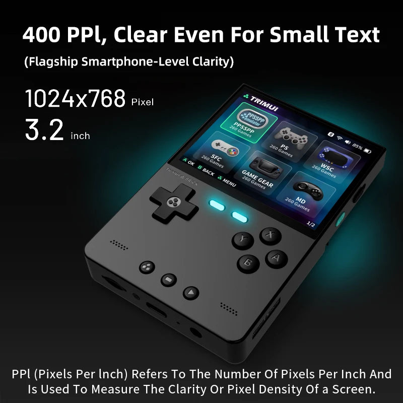 Retro Handheld Game Console 3.2 Inch