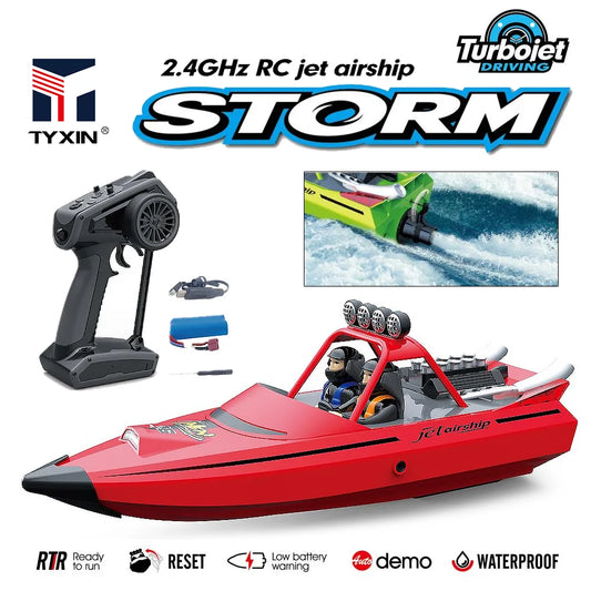 TURBOJET PUMP High-Speed Remote Control Jet Boat