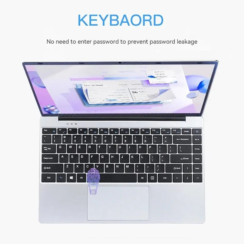 14.1 Inch 16GB  Lightweight Business Computer Notebook