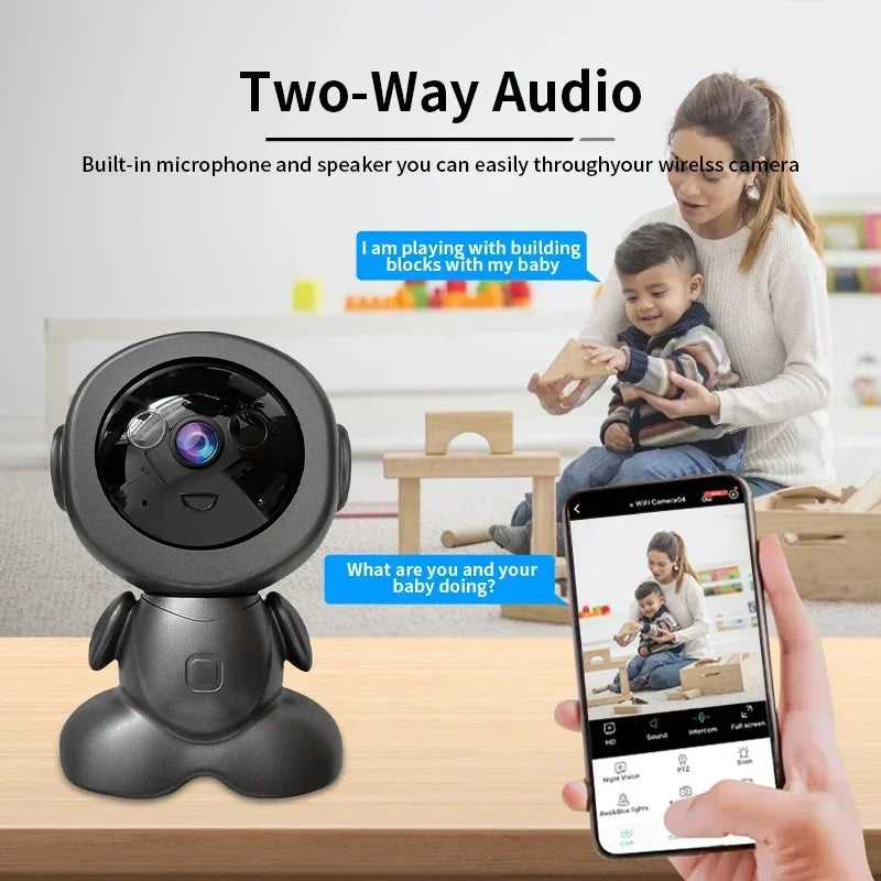 8MP Wifi Surveillance Robot Camera Home IP Cameras AI Smart Tracking