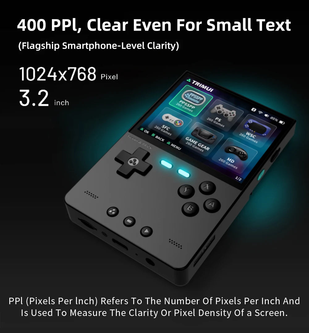 Retro Handheld Game Console 3.2 Inch