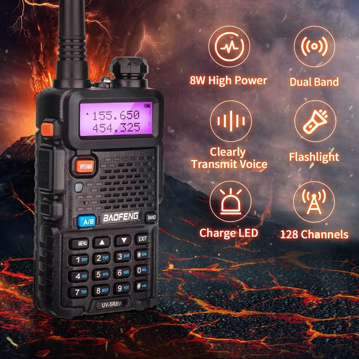 Walkie Talkie Ham Radio  VHF UHF  FM two    Two way Radio