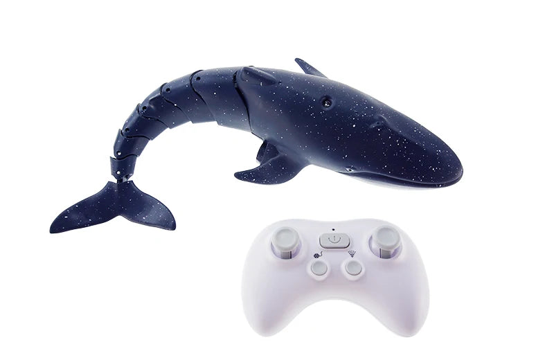 Rc Shark Toy Simulation Submarine Toy Whales Remote Control Animals Waterproof