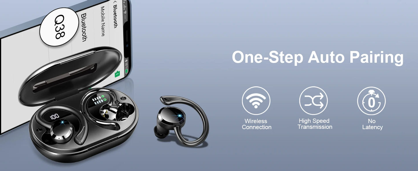 Bluetooth 5.3 On-Ear Headset, Noise Cancelling
