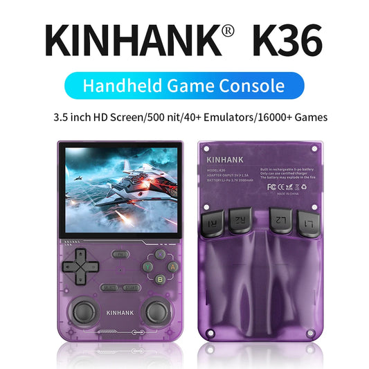 Open Source K36 Retro Handheld Video Game Console