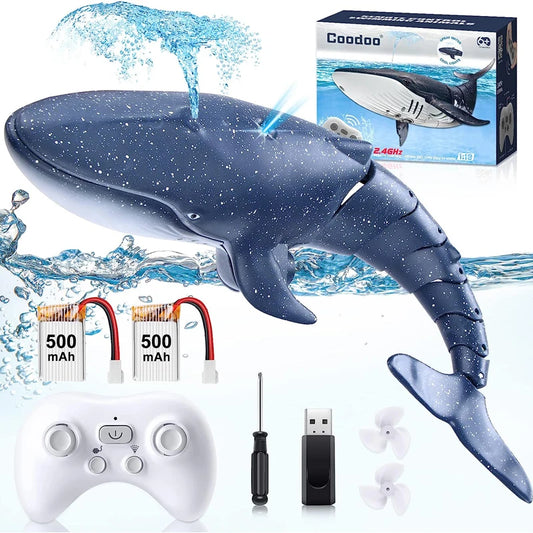 Remote  Whale Shark Toys RC Boat Remote Control