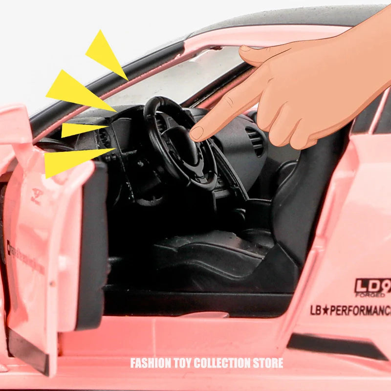 Fast and Furious Alloy Car Model Diecasts Toy With Sound and Light