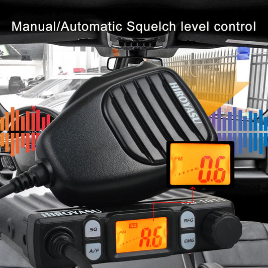 Mini 27MHz FM/AM 8W 40Ch CB Radio