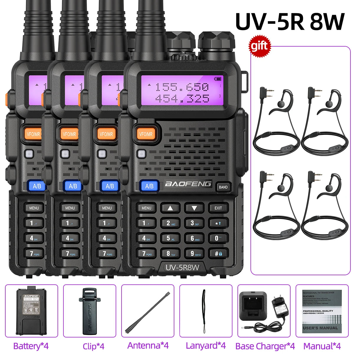 Walkie Talkie Ham Radio  VHF UHF  FM two    Two way Radio