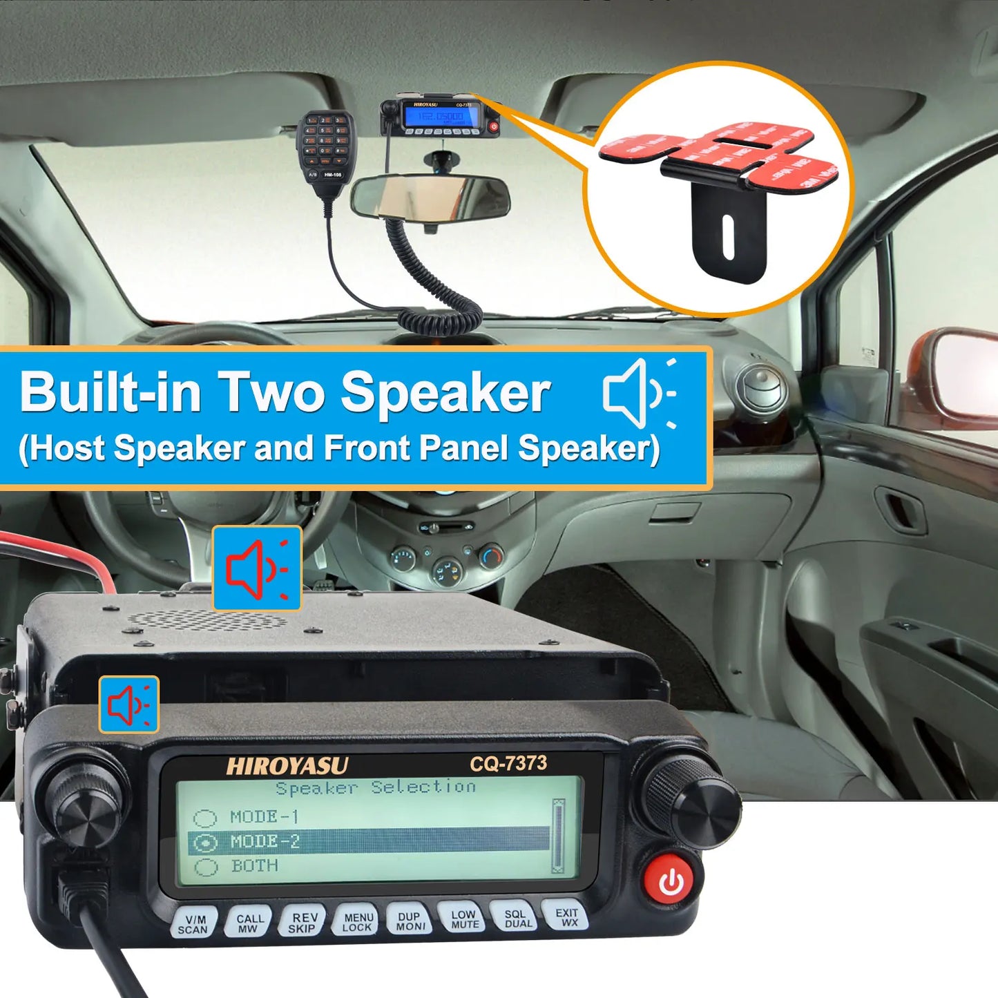 Walkie Talkie Eight Band Amateur Mobile Radio