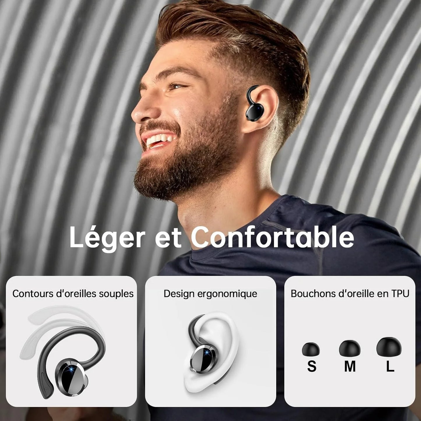 Bluetooth 5.3 On-Ear Headset, Noise Cancelling