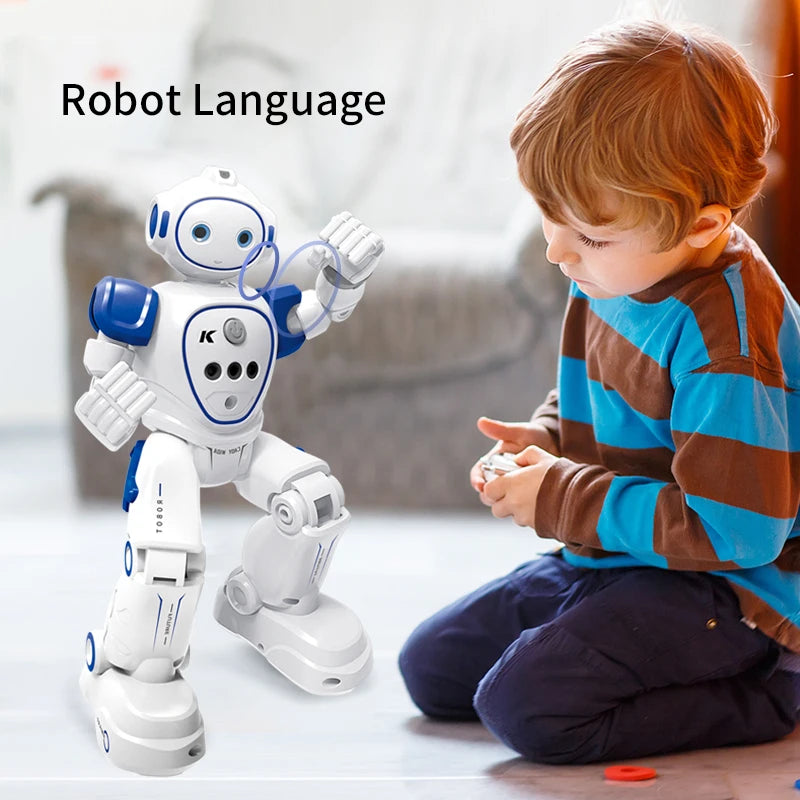 Rc Emo Samrt Intelligent 2.4G  Music Robo Remote Control Programming Robot Toys