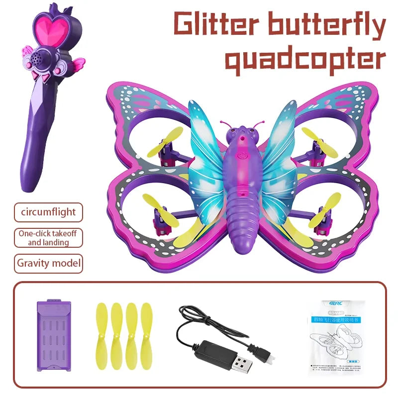 RC Quadcopter Glitter Butterfly Remote Control Drone