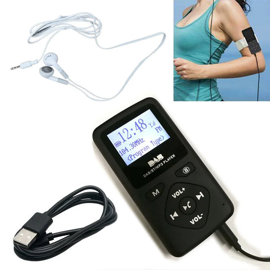 Digital Radio Bluetooth MP3 Player LCD Display Mini Radio Receiver