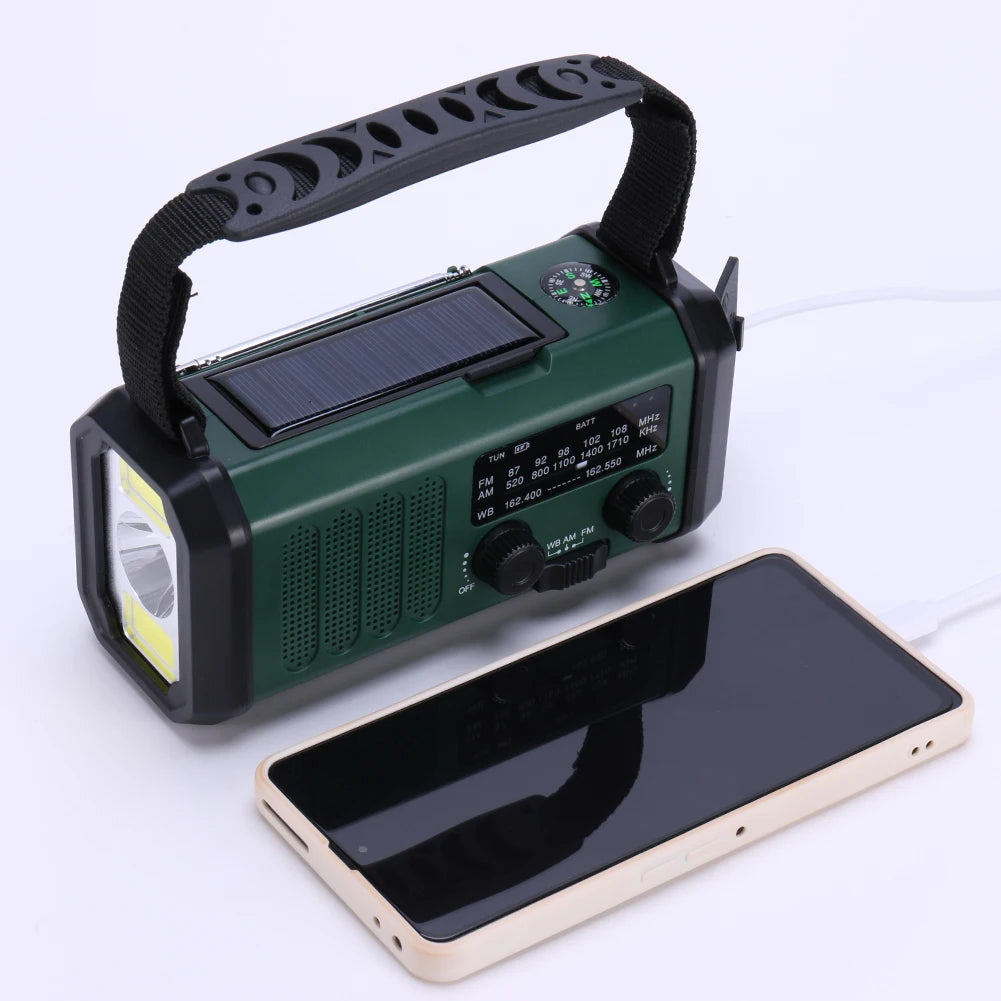 Weather Pocket Flashlight Radio
