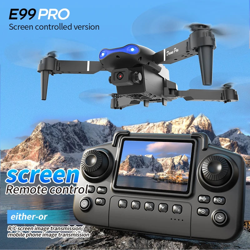 E99 Pro Drone Screen remote control Quadcopter