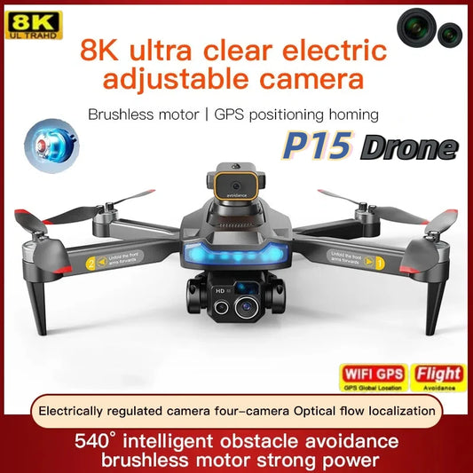 PRO Drone 4K HD Professional Obstacle Avoidance Dual Camera