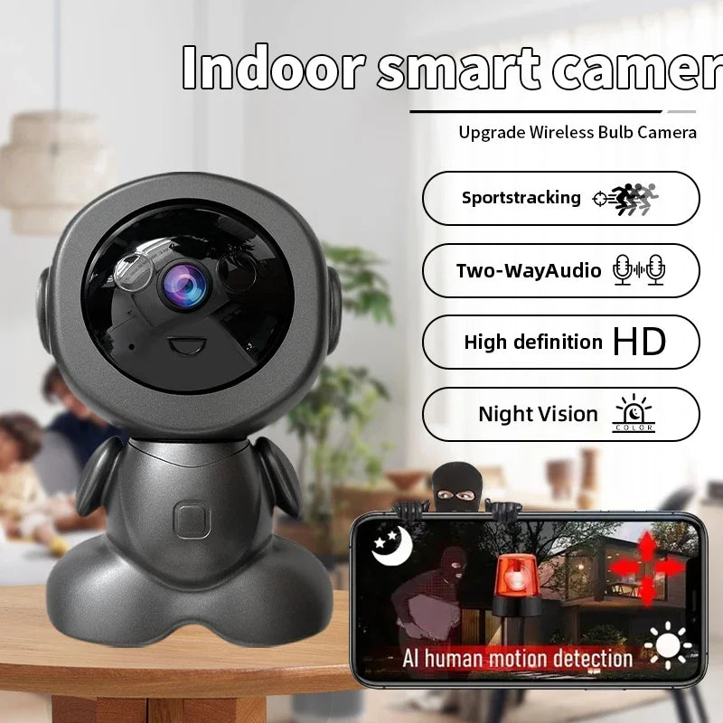 8MP Wifi Surveillance Robot Camera Home IP Cameras AI Smart Tracking